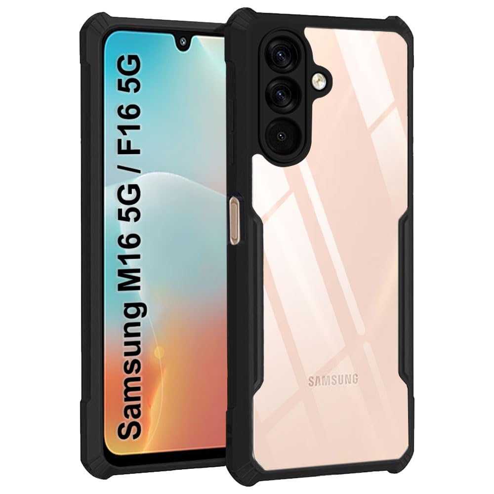 Samsung M16 5G Back Cover (Black Bumper)