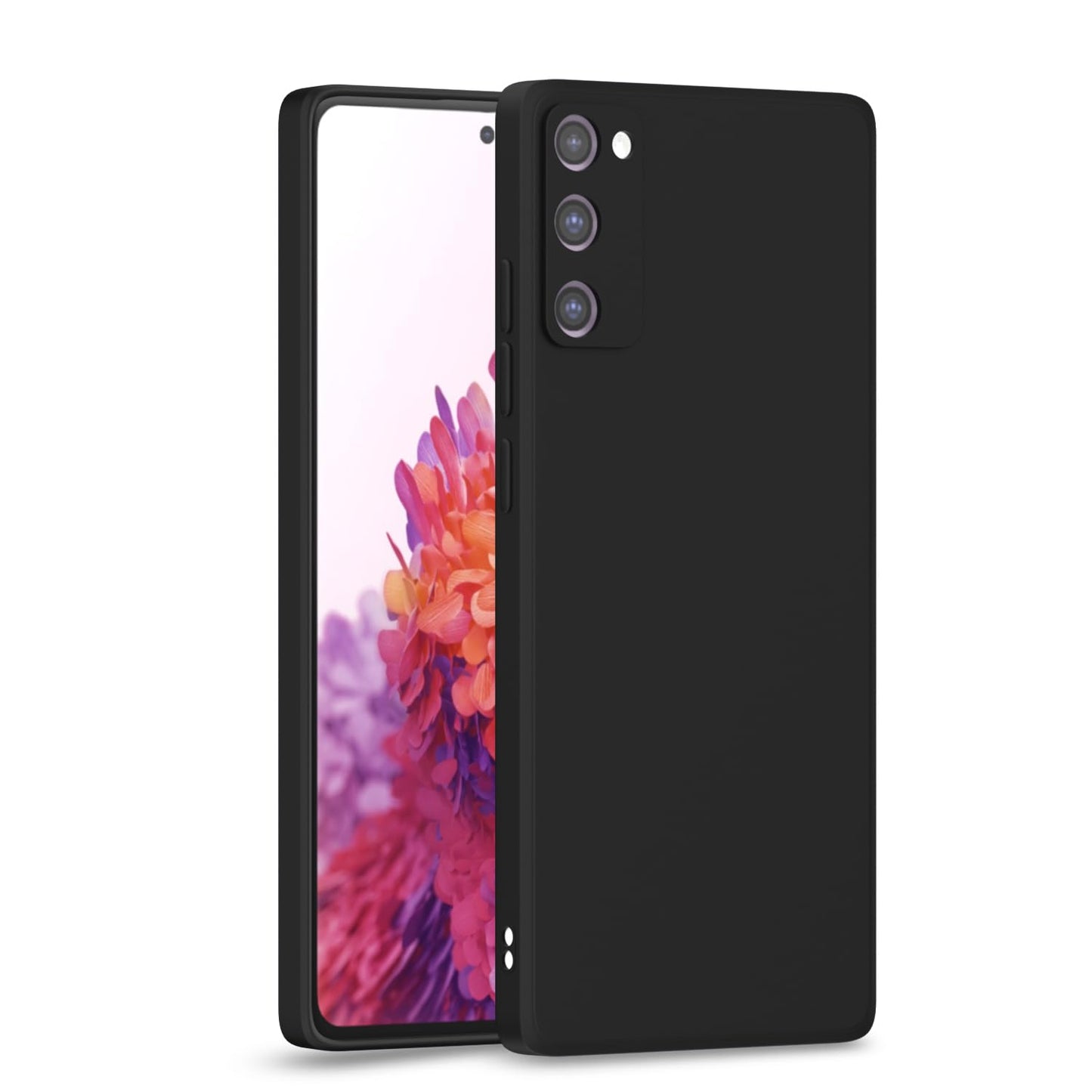 Samsung S20 FE ( Black Silicone Cover)