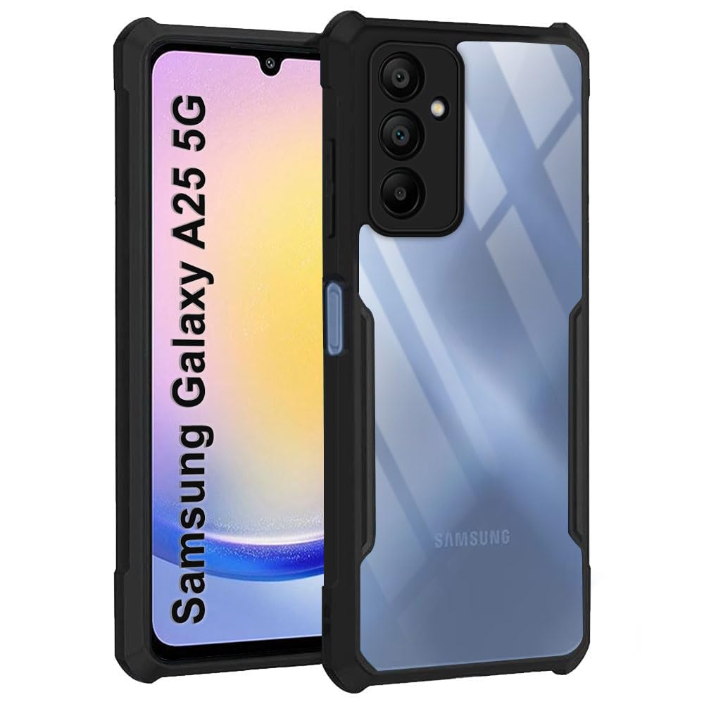 Samsung A25 5G Back Cover (Black Bumper)