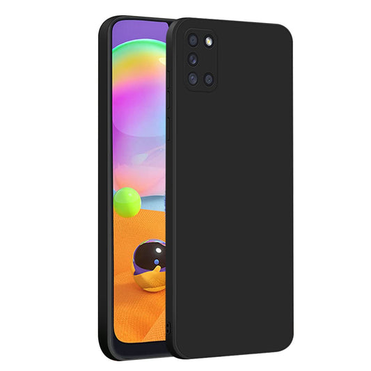 Samsung A31 (Black Silicone Cover)