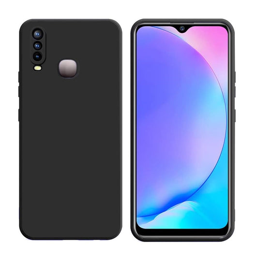 Vivo Y11/Y12/U10 ( Black Silicone Cover)