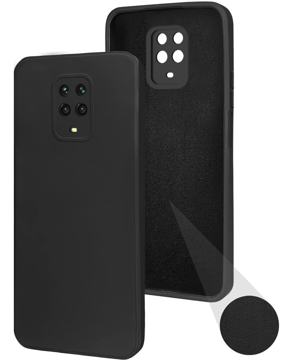 Mi Redmi Note 9 pro Back Cover (Silicone + Inner Side Cloth) Soft