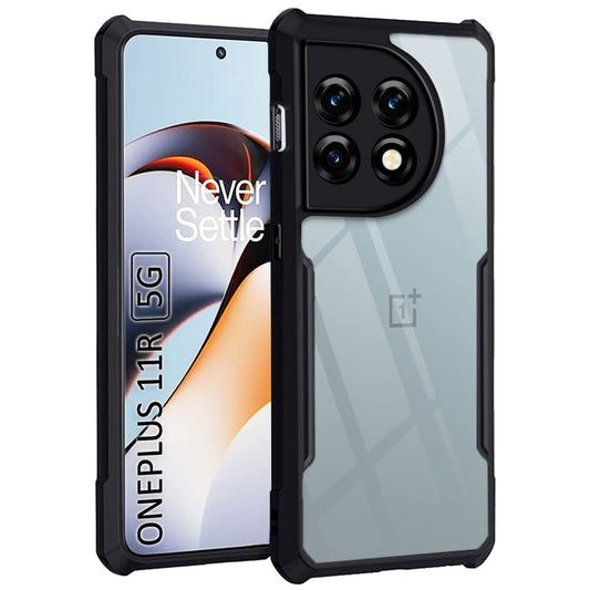 Oneplus 11R (5G) Back Cover (Black Bumper)