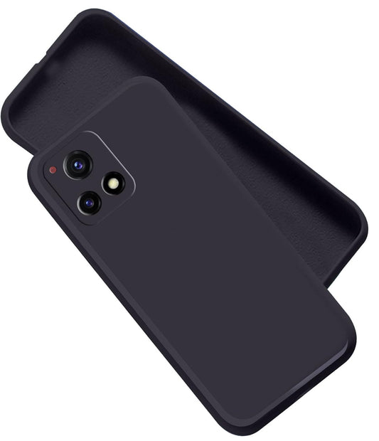 Vivo Y72 5G ( Black Silicone Cover)