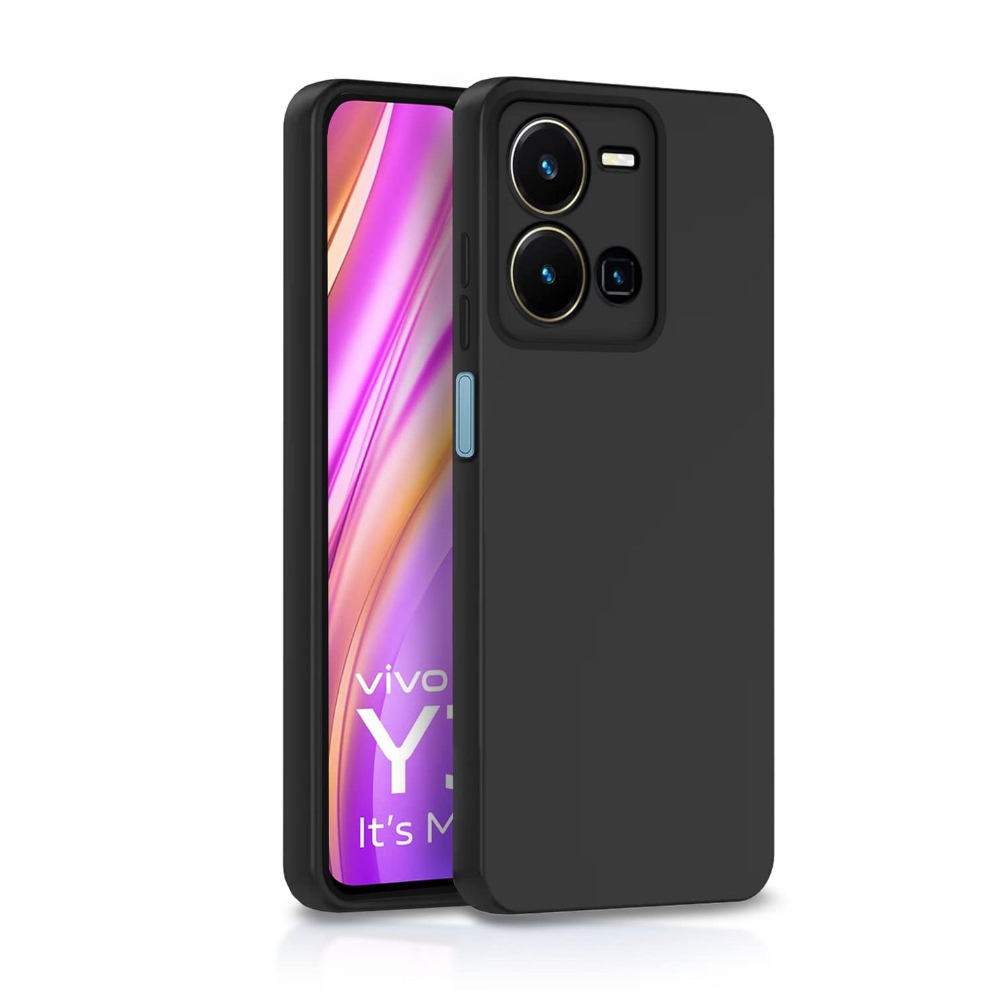 Vivo Y35 ( Black Silicone Cover)
