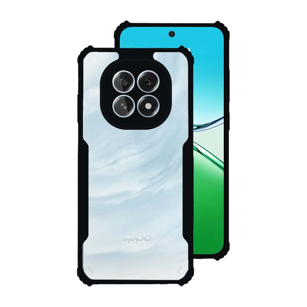 Oppo F29 5G Back Cover (Black Bumper)
