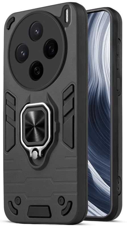 For Vivo X200T Back Cover Case Hybrid Armor |Ring Holder Kickstand
