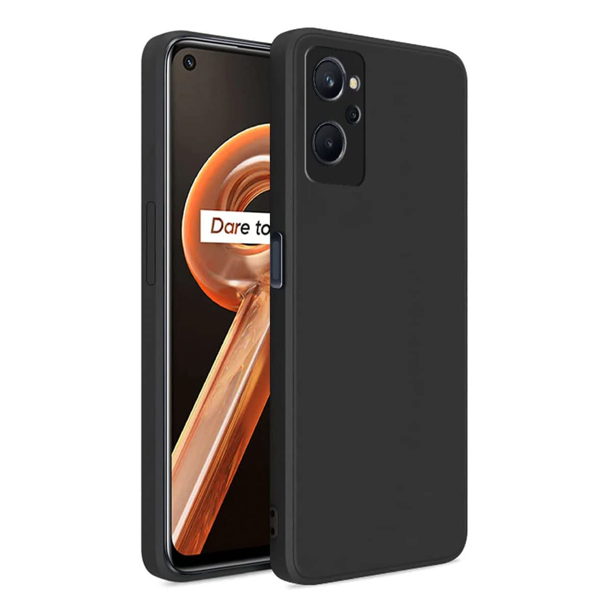 Realme 9i 4G ( Black Silicone Cover)