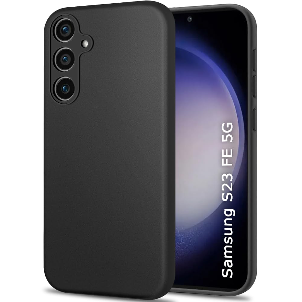 Samsung S23 FE (Black Silicone Cover)
