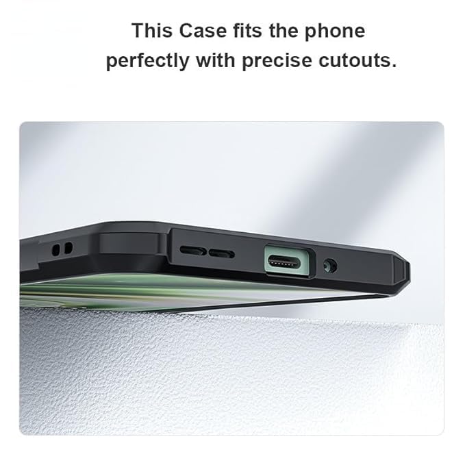 Oneplus 15 (5G) Back Cover (Black Bumper)