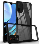 Redmi 9 Power Back Cover (Black Bumper)