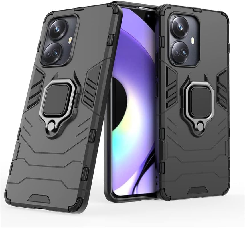 Hybrid Rugged Armor Kickstand Case for Realme 10 Pro+ 5G