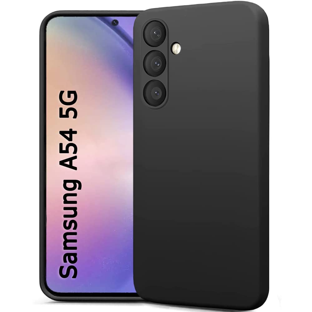 Samsung A54 5G (Black Silicone Cover)
