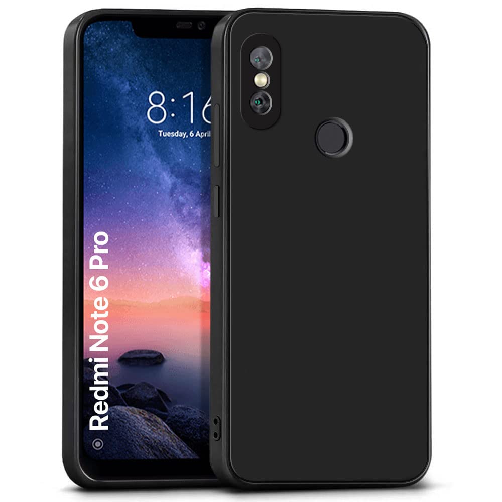 Redmi Note 6 Pro ( Black Silicone Cover)