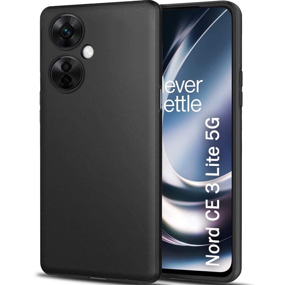 OnePlus Nord CE 3 Lite 5G ( Black Silicone Cover)