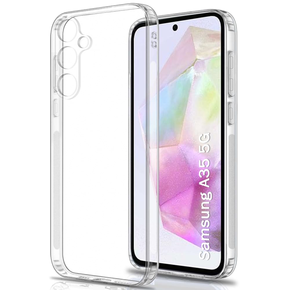 Samsung A35 5G Back Cover (Transparent)