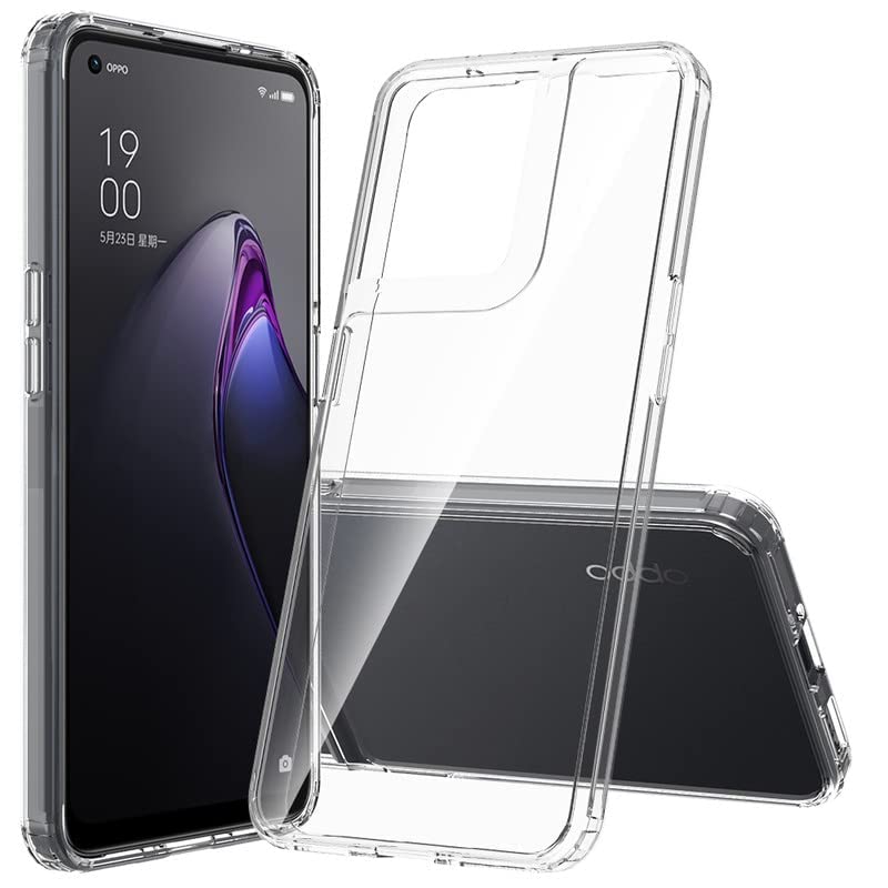 Oppo Reno 8 Pro 5G  (Lifetime Anti-Yellow Clear Back Cover)