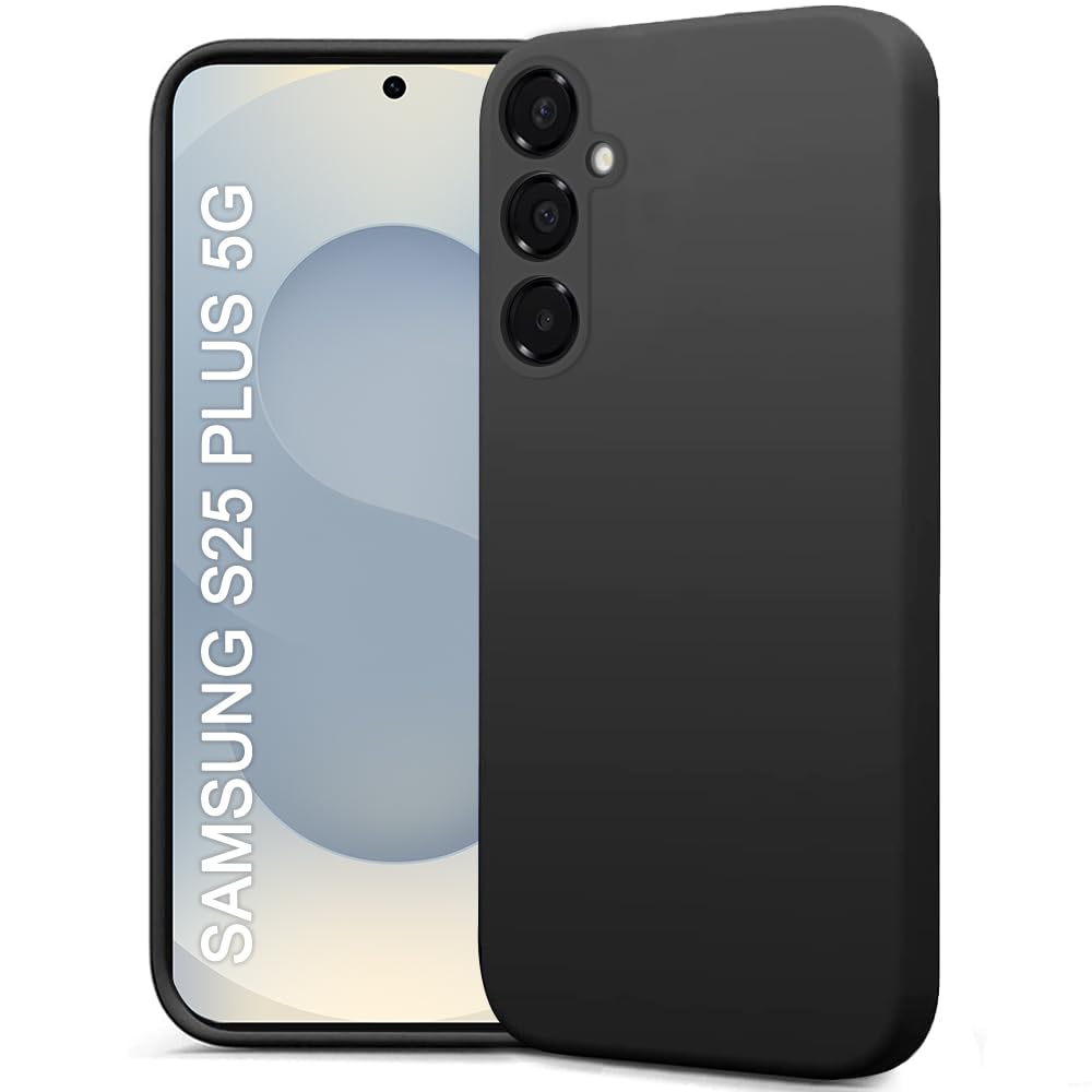 Samsung S25 Plus (Black Silicone Cover)