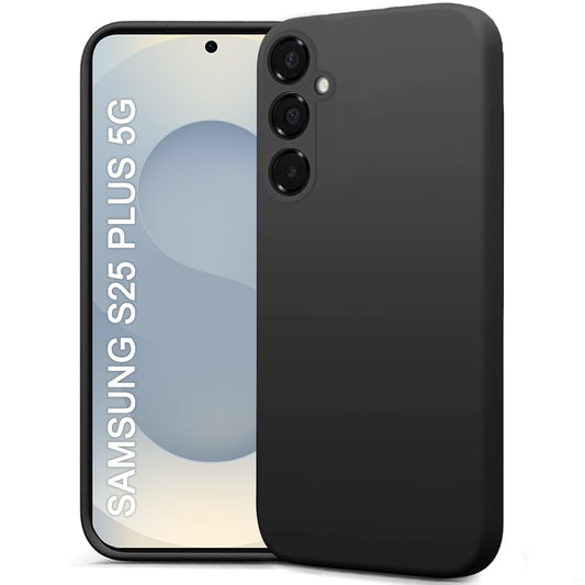 Samsung S25 Plus (Black Silicone Cover)