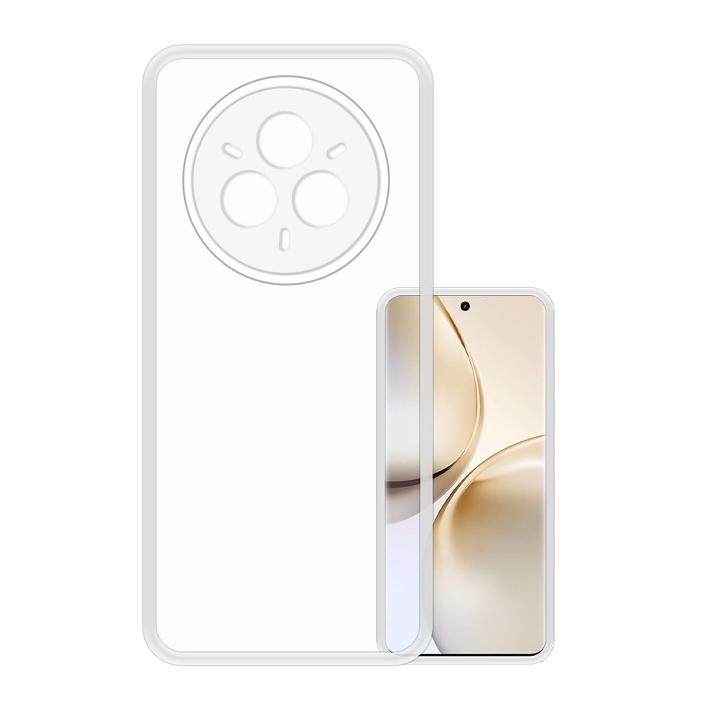 Realme 14 Pro 5G Back Cover (Transparent)