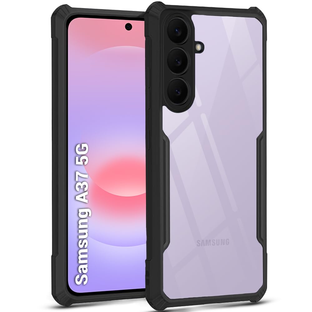 Samsung A37 5G Back Cover (Black Bumper)