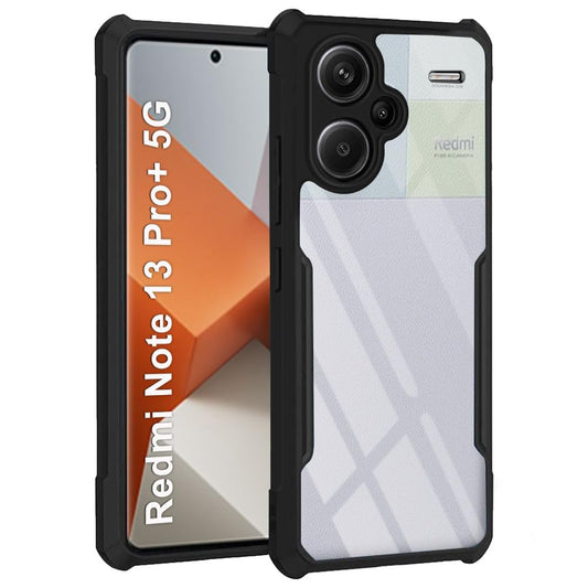 Redmi Note 13 Pro Plus (5G) Back Cover (Black Bumper)