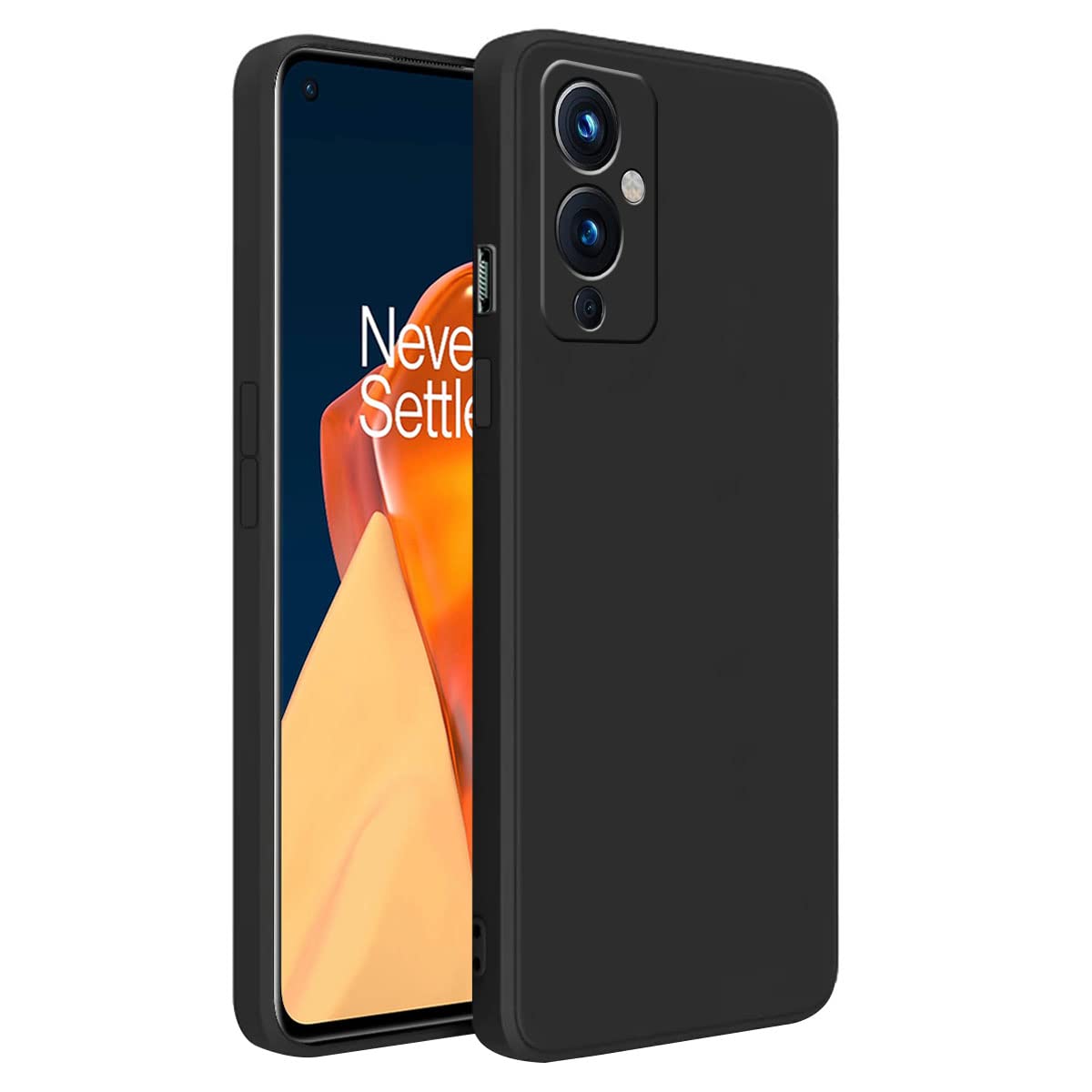 OnePlus 9 5G ( Black Silicone Cover)