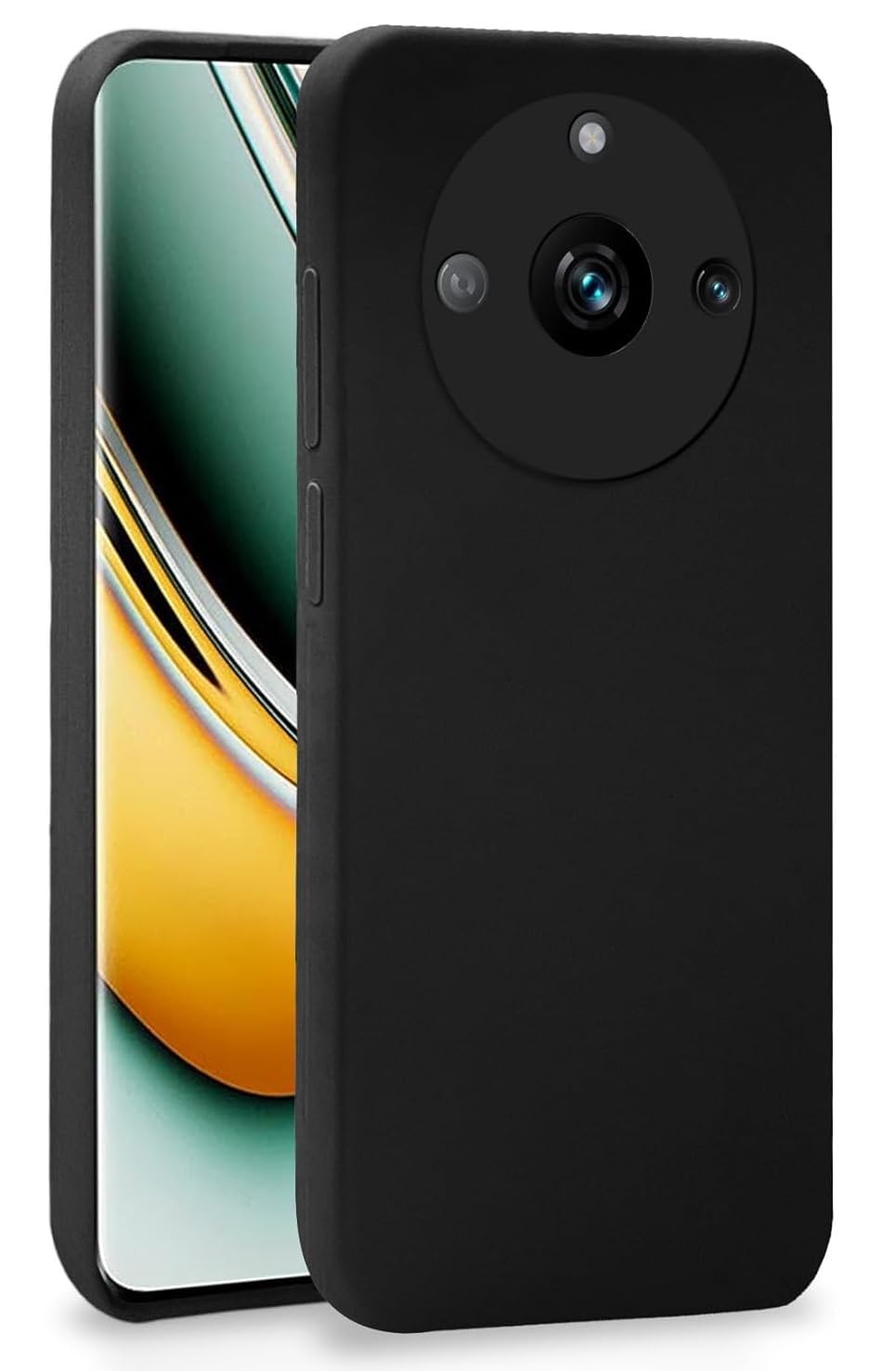 Realme 11 Pro/Pro Plus 5G ( Black Silicone Cover)