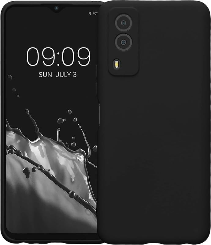 Vivo V21E 5G ( Black Silicone Cover)