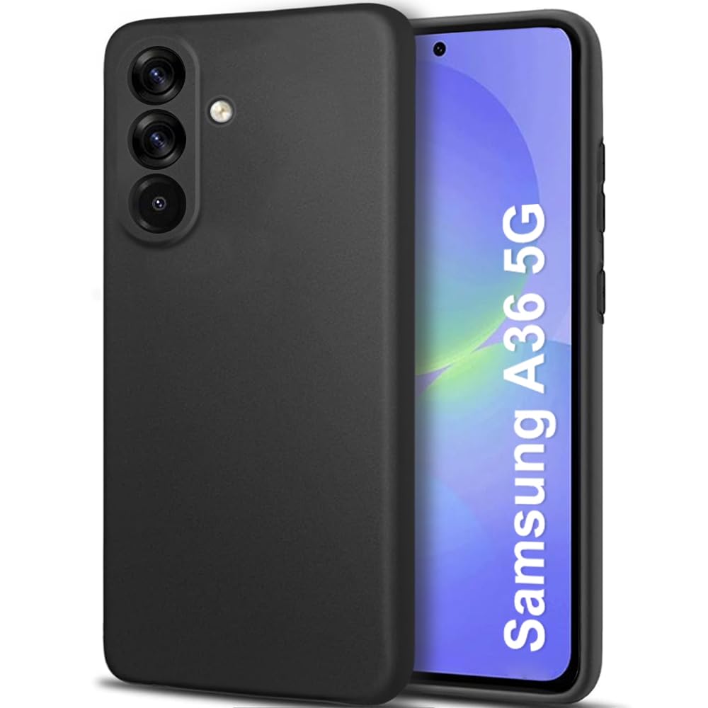 Samsung A36 5G (Black Silicone Cover)
