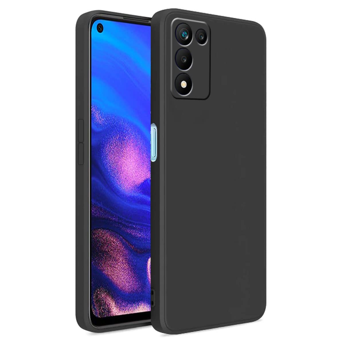 Realme 9 SE ( Black Silicone Cover)