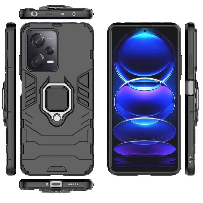 Hybrid Rugged Armor Kickstand Case for Redmi Note 12 Pro 5G