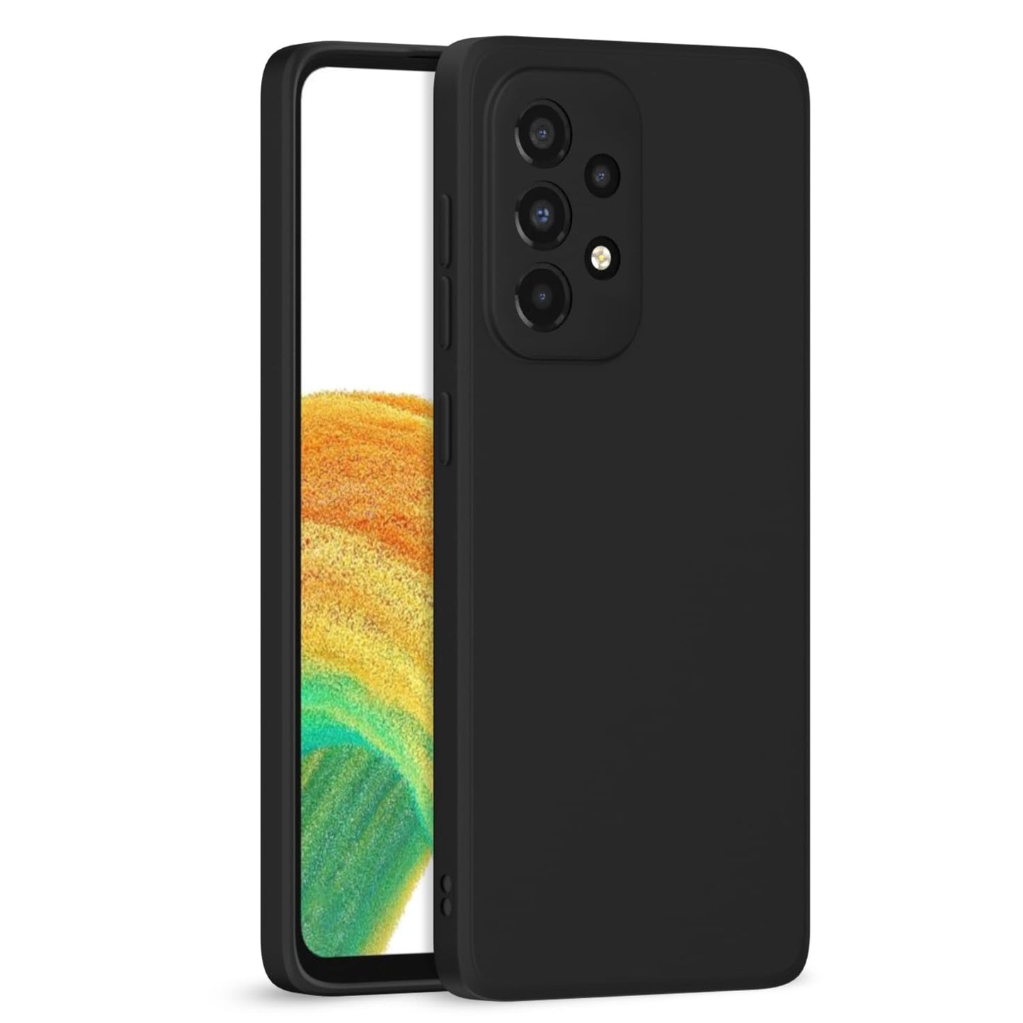 Samsung A53 5G (Black Silicone Cover)