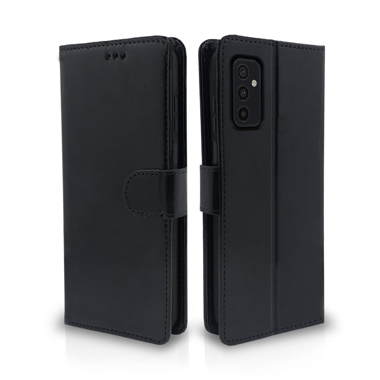 Samsung M52 5G Flip Case Cover ( Black )