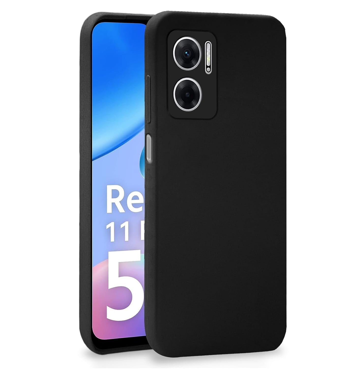 Redmi 12C ( Black Silicone Cover)