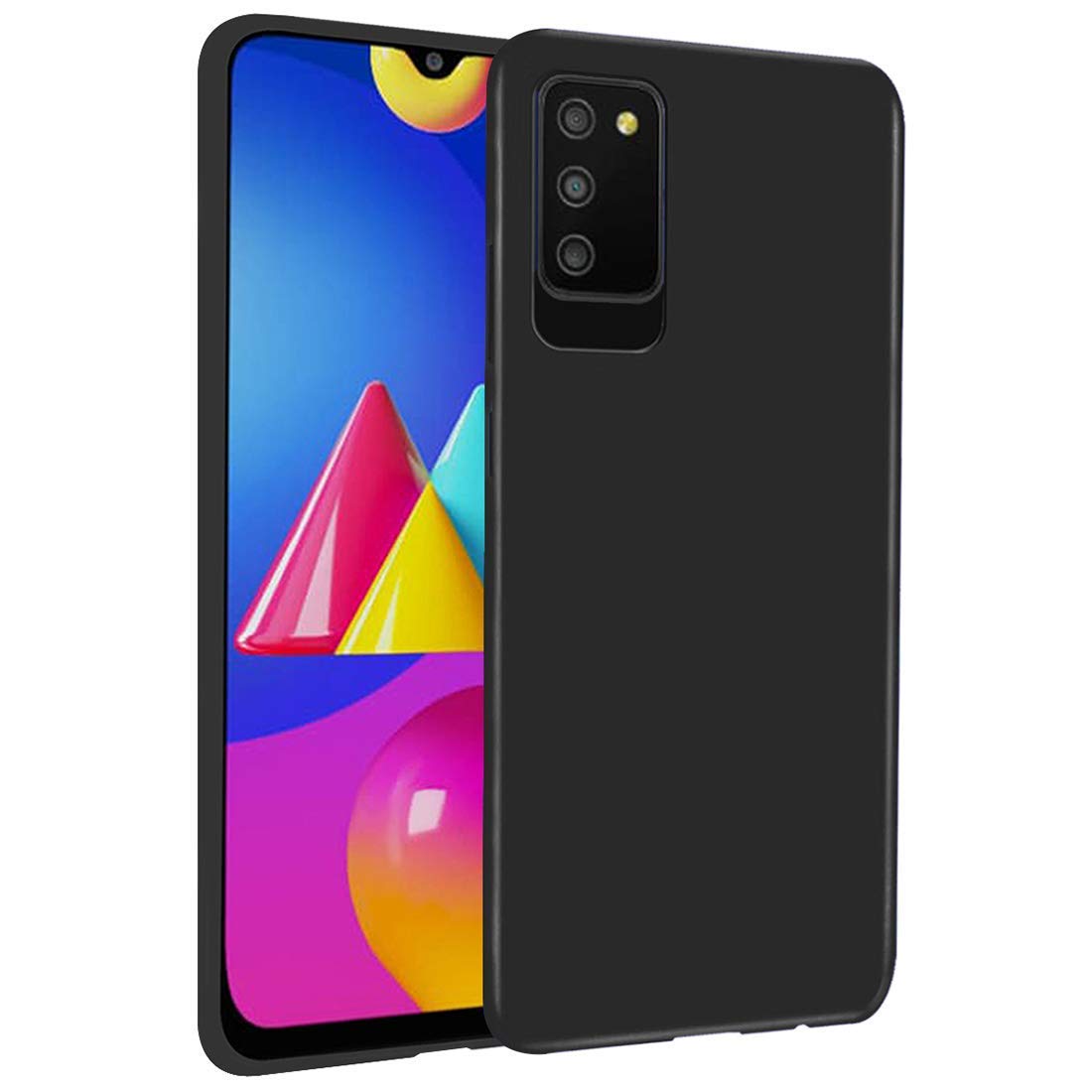 Matte Finish Silicone Cover For Samsung A02s