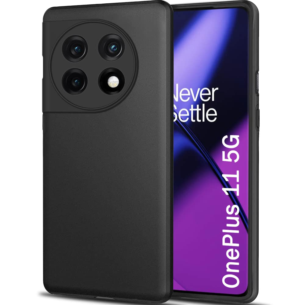 OnePlus 11 5G ( Black Silicone Cover)