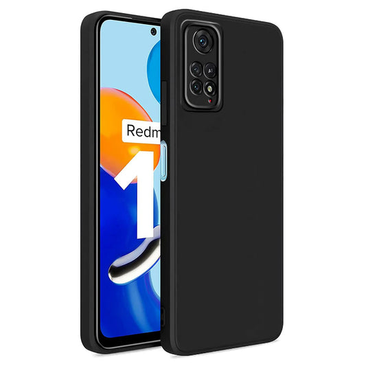 Redmi Note 11/ 11S Black Silicone Cover)