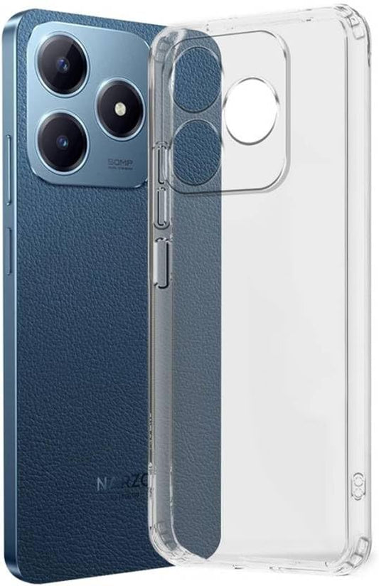Realme Narzo N63 (Lifetime Anti-Yellow Clear Back Cover)