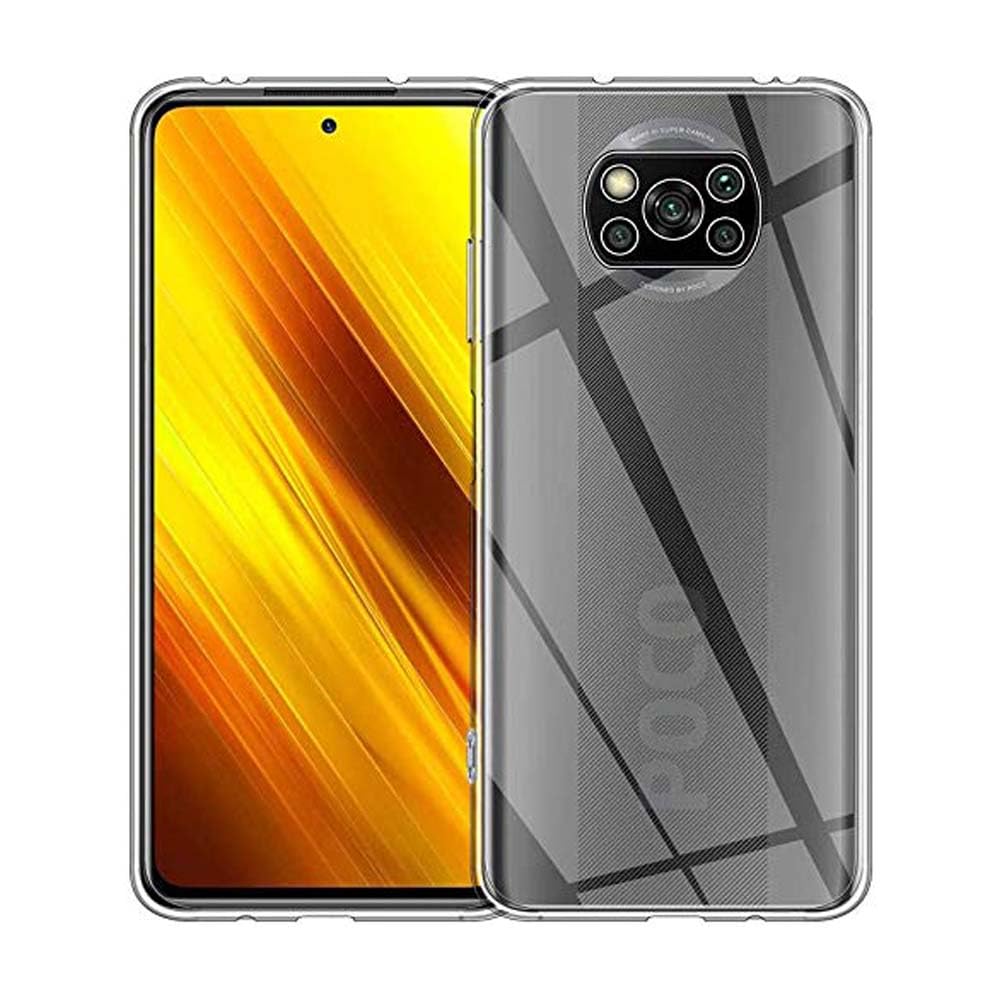 Poco X3 Pro ( Lifetime Anti-Yellow Clear Back Cover)