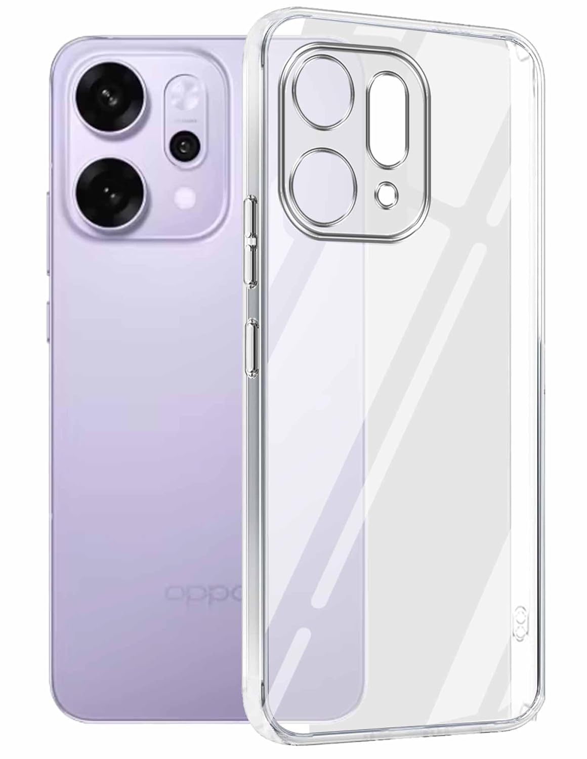 Oppo Reno14 Pro 5G (Lifetime Anti-Yellow Clear Back Cover)