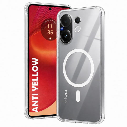 Magnetic Case for Vivo V60 5G / V60e 5G / Vivo T4 Pro 5G Clear Compatible with MagSafe