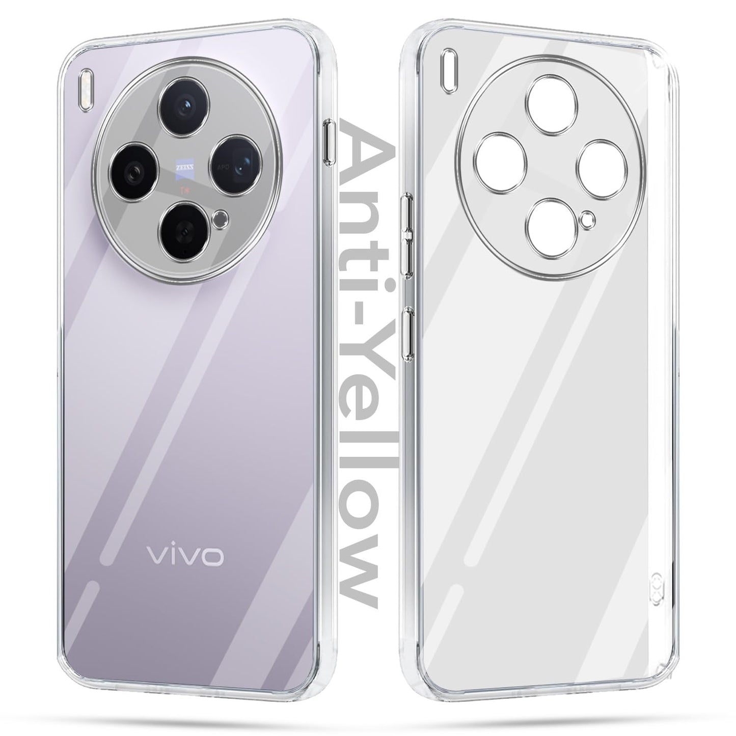 Vivo X300 5G (Lifetime Anti-Yellow Clear Back Cover)