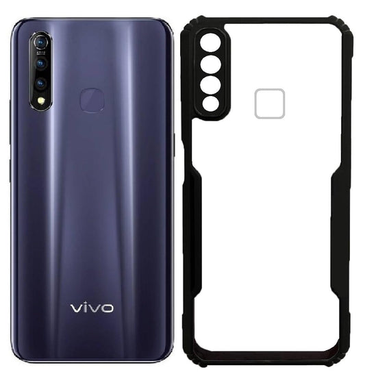Vivo Z1 Pro Back Cover (Black Bumper)