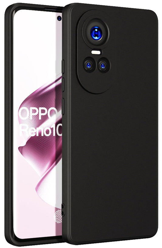 Oppo Reno 10 Pro 5G (Black Silicone Cover)