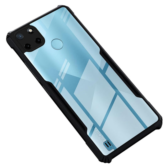 Realme C21Y/C25Y Back Cover (Black Bumper)