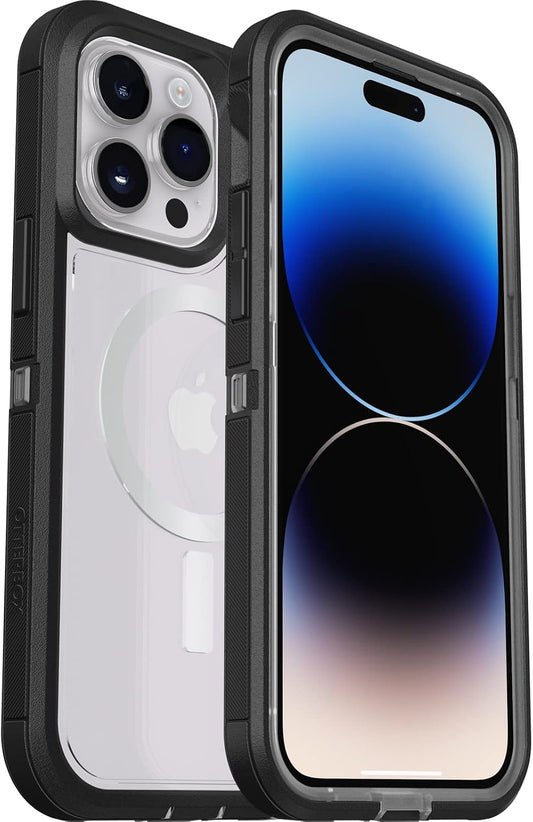 Transparent Back with Soft Silicone Edge Back Cover For Apple iPhone 14 Pro Max