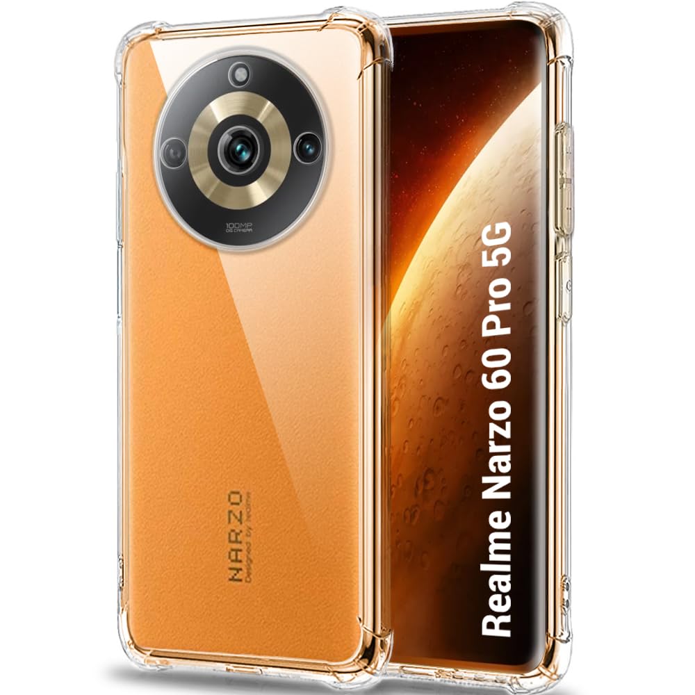 Realme Narzo 60 Pro (Lifetime Anti-Yellow Clear Back Cover)