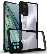 Realme Narzo 30 5G Back Cover (Black Bumper)
