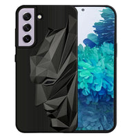 Superhero Engraved logo silicon Cover for Samsung S21 Fe